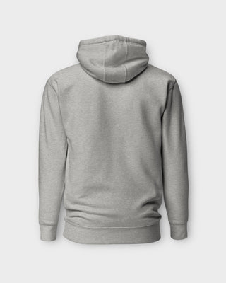 Grey Embriodered Hoodie