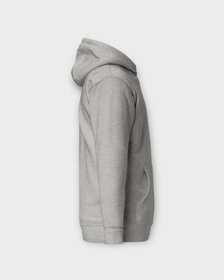 Grey Embriodered Hoodie