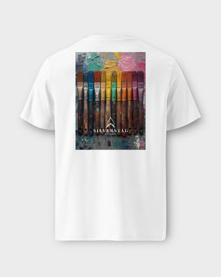 Vibrant Emotions White T-Shirt