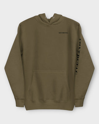 Military Green Training Hoodie