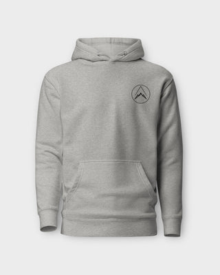 Grey Embriodered Hoodie