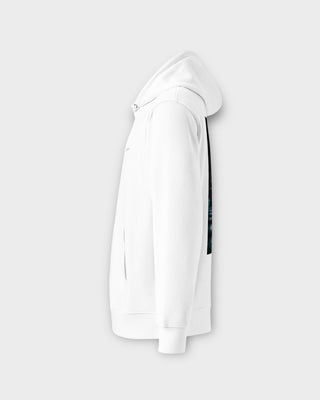 Industrial Muscle White Hoodie