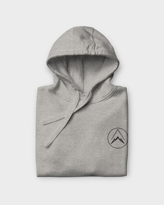 Grey Embriodered Hoodie