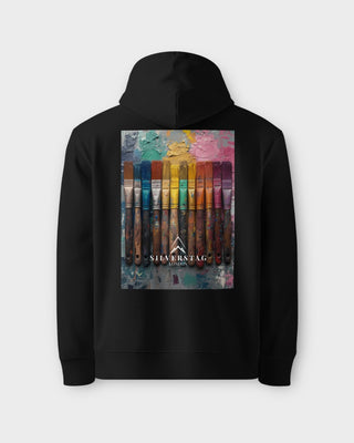Vibrant Emotions Black Hoodie