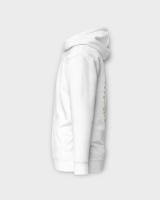 White Climb Your Mountain Hoodie