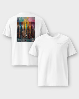 Vibrant Emotions White T-Shirt