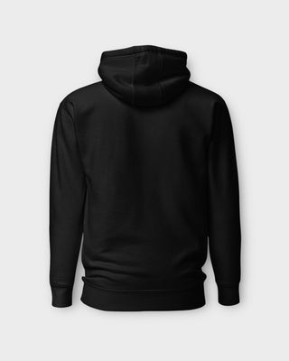 Black Embroidered Hoodie