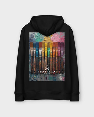 Vibrant Emotions Black Hoodie
