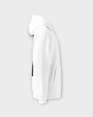 Industrial Muscle White Hoodie